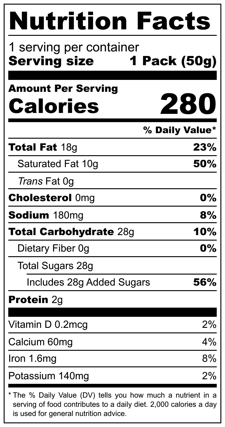 Maître Truffout Feine Meeresfrüchte nutritional label