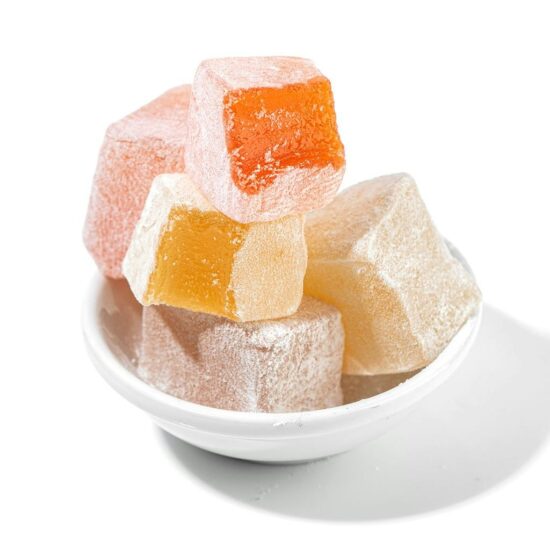 Rose, Lemon & Orange Turkish Delight Pieces