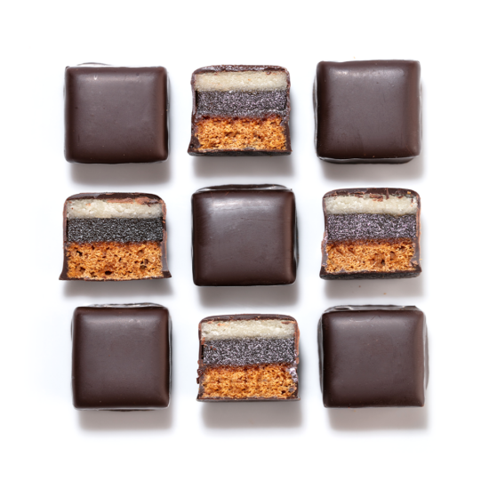 Dark Chocolate Gingerbread Bites
