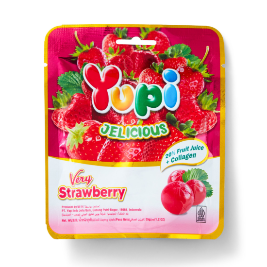 Jelicious Very Strawberry Gummies Package