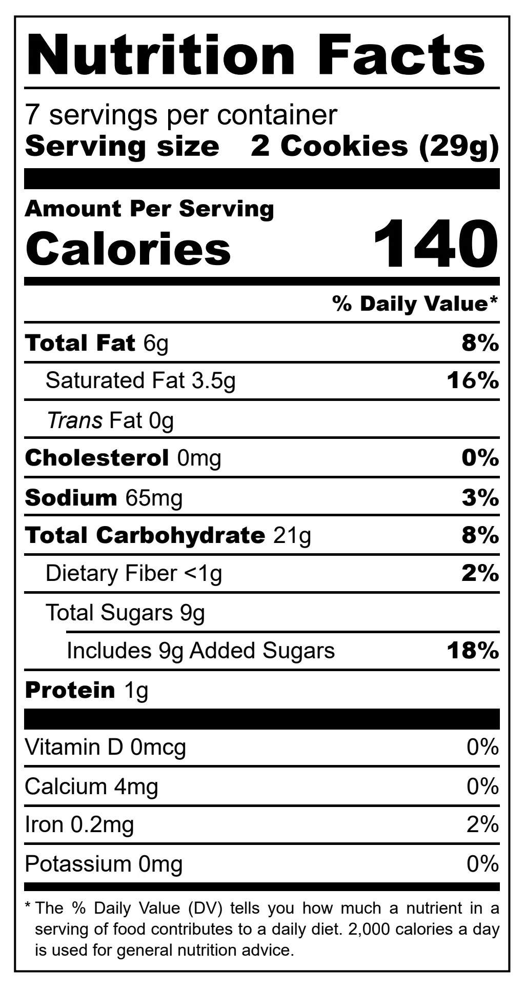 Biscotello Lemon Sandwich Cookies nutrition facts