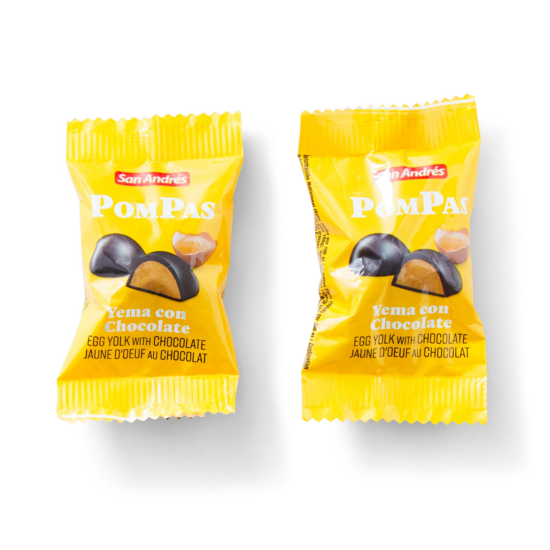 Pompas Egg Yolk Chocolates Package