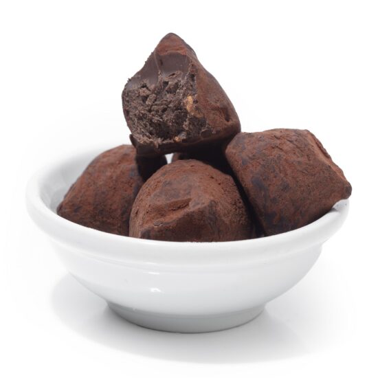 Cocoa Popcorn Truffles