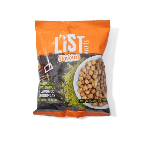 Wasabi & Soy Sauce Chickpeas Package
